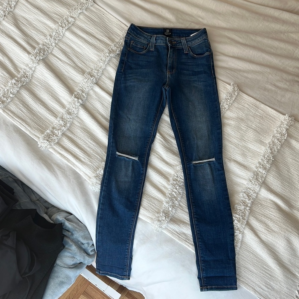 Just Black High Waisted Skinny Jeans